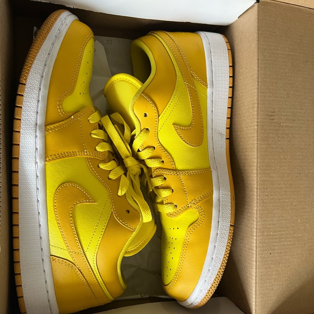 Nike Bright Yellow Athletic Shoes